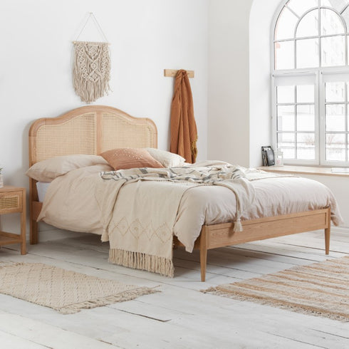 Leonie Rattan Bed